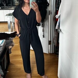 Classic black jumpsuit